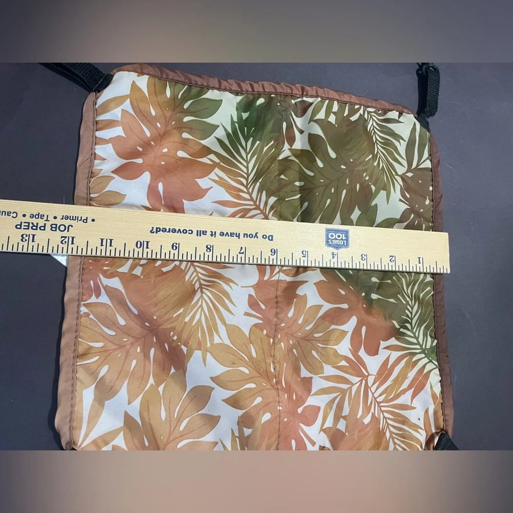 Tropical Leaf Print Cushion Cover pet hammock